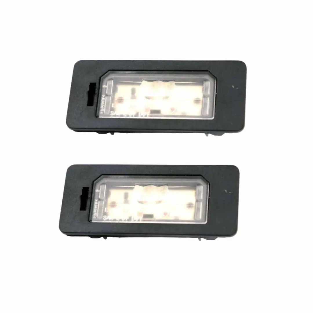 Set 2x License Number Plate Light LED to BMW E90 E91 F10 F11 F30 F31 F32 with Part number 7193293 BMW E90 E91 F10 F11 F30 F31 F32 Set 2x License Number Plate Light LED - SKU 7193293-1 - Part number 7193293
