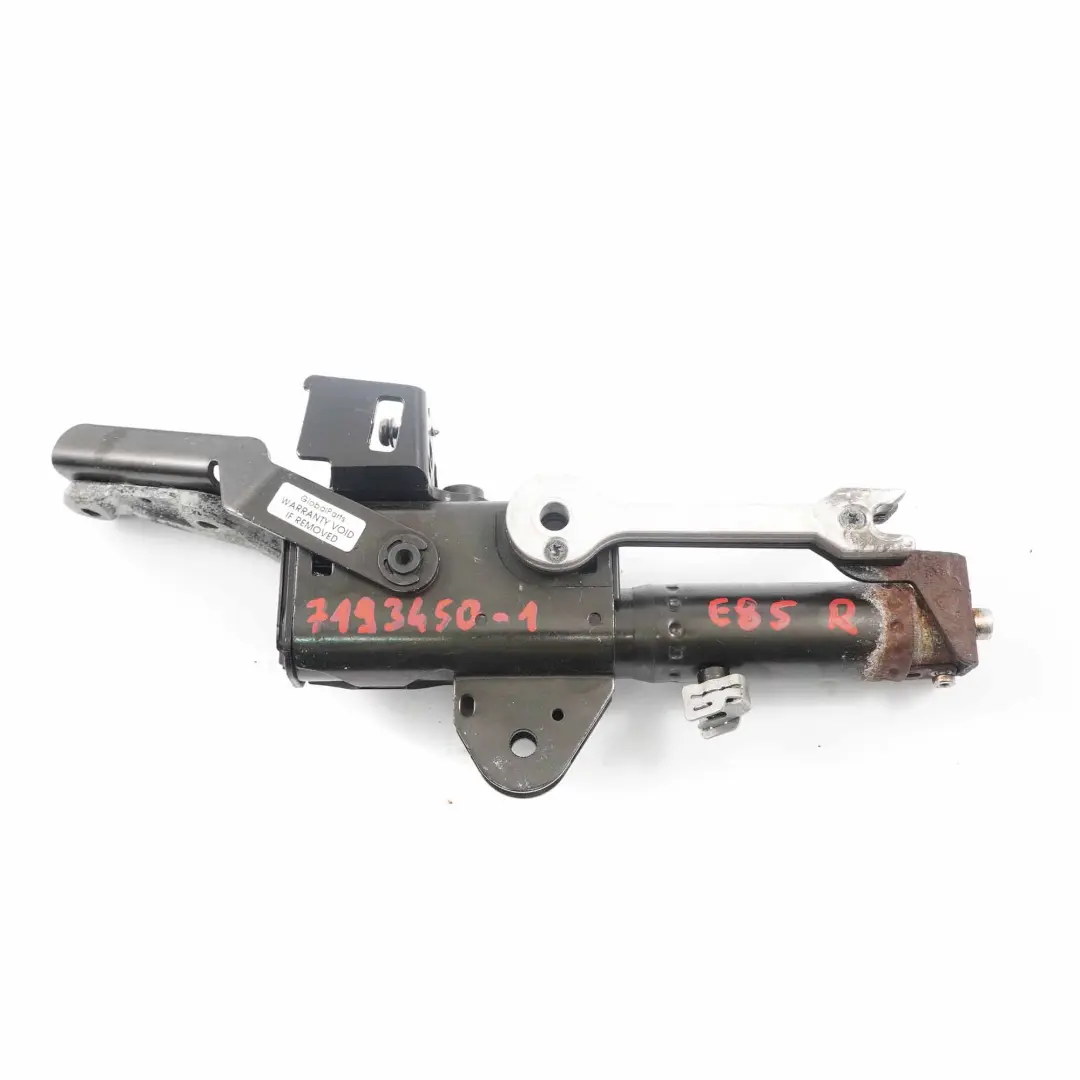 BMW Z4 E85 Folding Soft Top Roof Frame Right O/S Hydraulic Hinge Lock 1 - SKU 7193450-1 - Part number 7193450