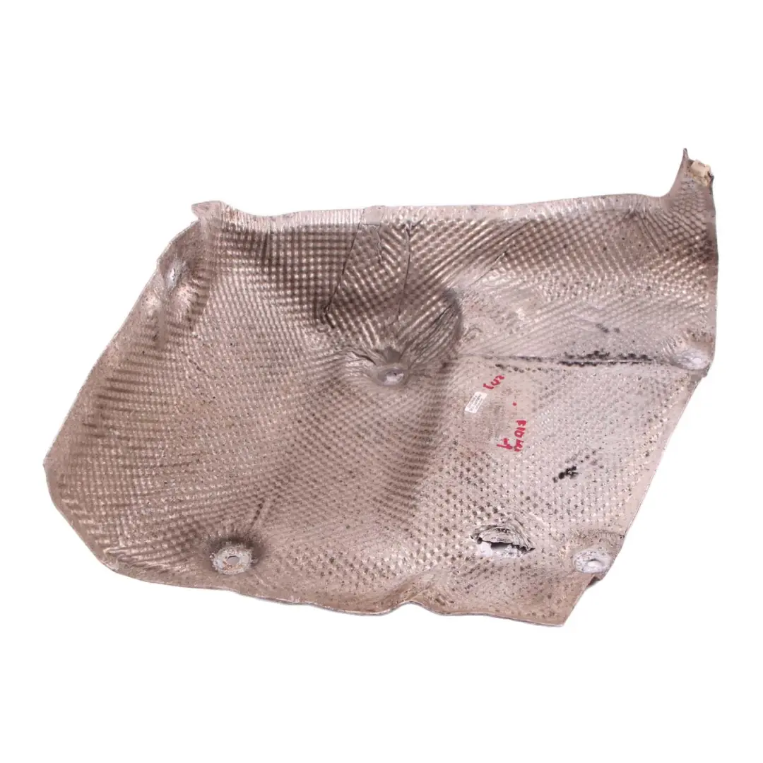 Heat Insulation Left N/S Rear Silencer Cover Plate to BMW F07 F10 F11 LCI with Part number 7193499 BMW F07 F10 F11 LCI Heat Insulation Left N/S Rear Silencer Cover Plate - SKU 7193499 - Part number 7193499