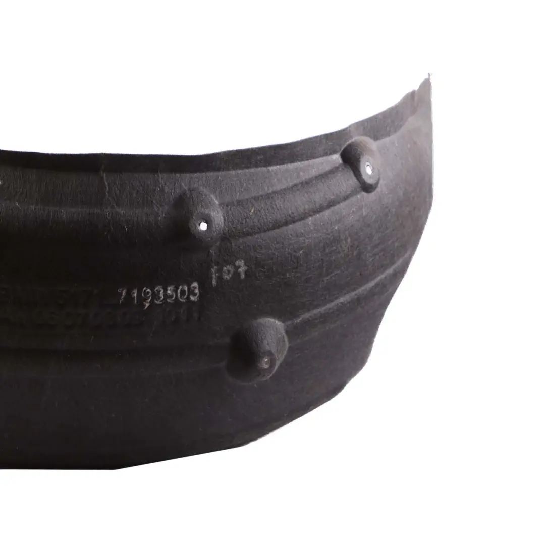BMW F07 GT Copricerchio posteriore sinistro Rivestimento interno pannelo - SKU 7193503 - Numero di parte 7193503