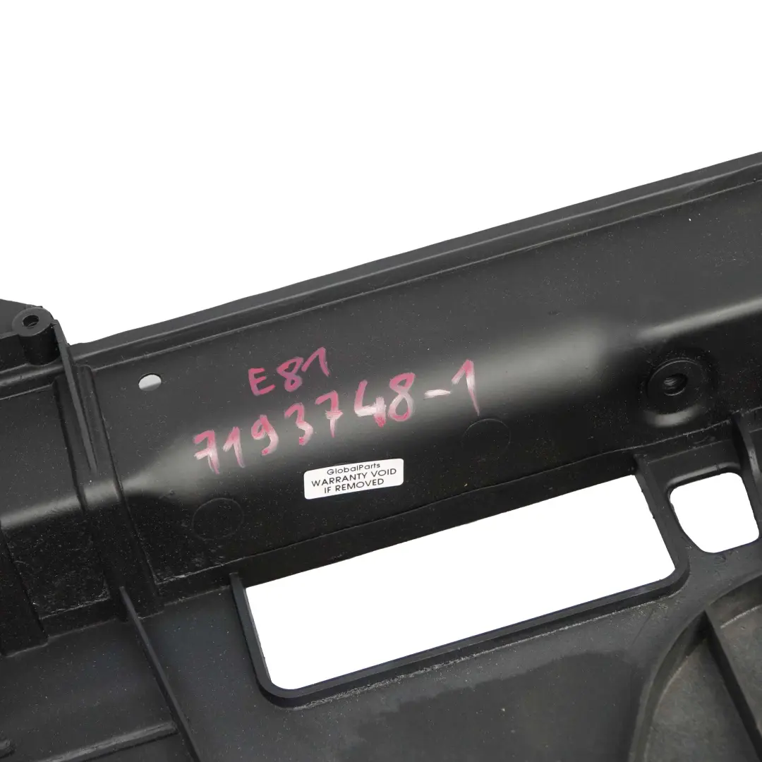 BMW E81 E82 E87 LCI Front Slam Panel Cowling Carrier Support - SKU 7193748-1 - Part number 7193748