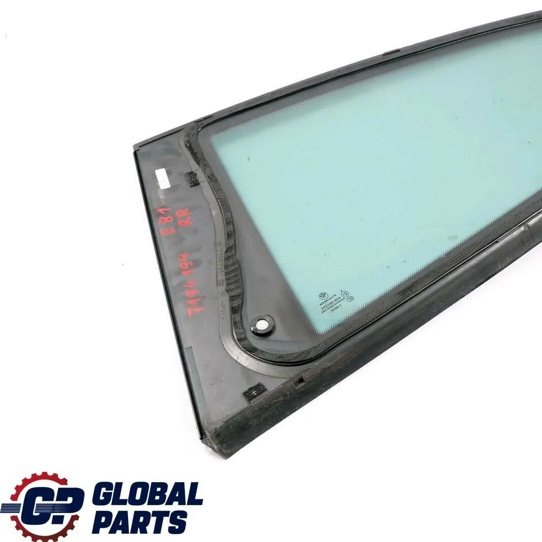 BMW E81 Rear Right O/S Tinted Side Window AS3 Glanzschwarz High Gloss - SKU 7194194 - Part number 7194194