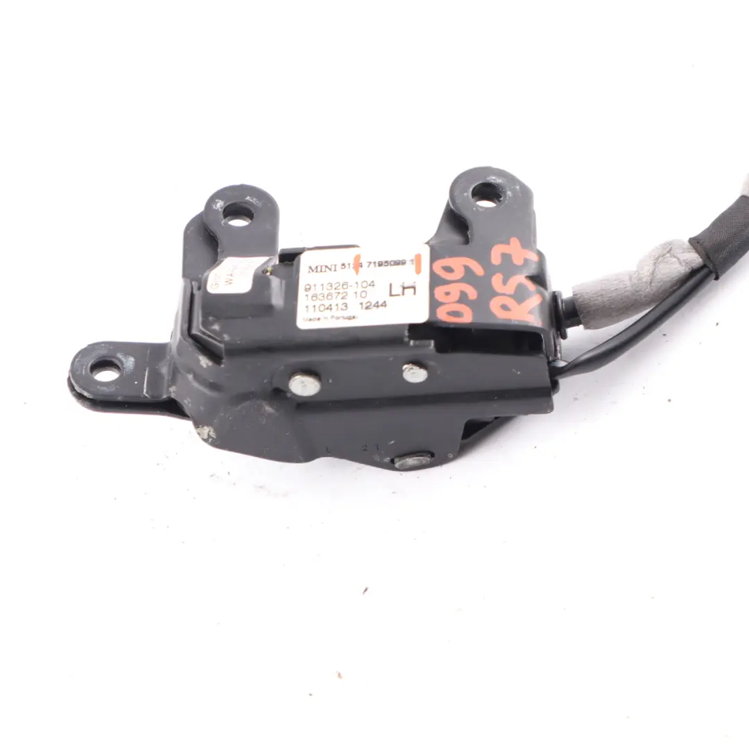 Zamek klapy bagażnika lewy do Mini Cabrio R57 o numerze 7195099 Mini Cabrio R57 Zamek klapy bagażnika lewy - SKU 7195099 - Numer Części 7195099