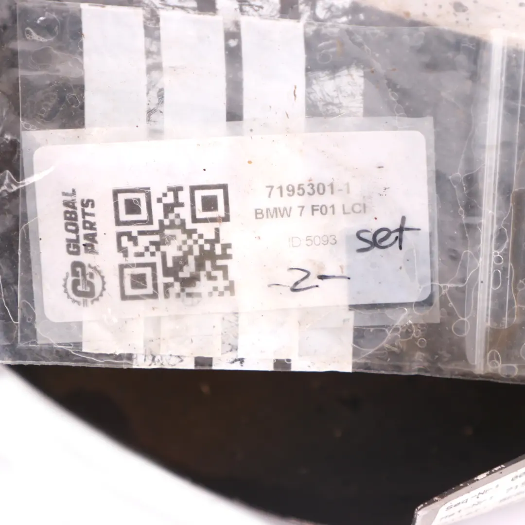 Exhaust Pipe Tail Tip Set Left Right N/O/S 7195302 to BMW F01 F02 with Part number 7195301 BMW F01 F02 Exhaust Pipe Tail Tip Set Left Right N/O/S 7195302 - SKU 7195301-1 - Part number 7195301