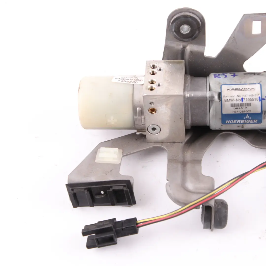 Mini R57 Cooper Capot Cabriolet Pompe Hydraulique Verdeckhydraulik - SKU 7195518-1 - Numéro de pièce 7195518