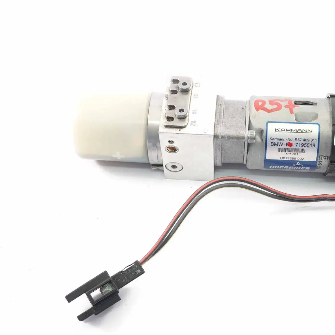 Mini R57 Cooper Capot Cabriolet Pompe Hydraulique Verdeckhydraulik - SKU 7195518 - Numéro de pièce 7195518