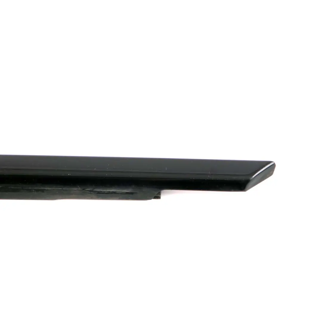 BMW F07 Channel Cover Door Strip Outer Short Front Left High Gloss GT - SKU 7196337 - Part number 7196337