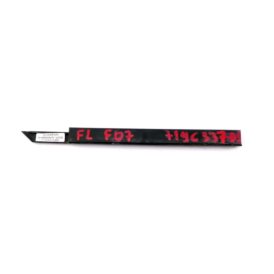 BMW F07 Channel Cover Door Strip Outer Short Front Left High Gloss GT - SKU 7196337 - Part number 7196337
