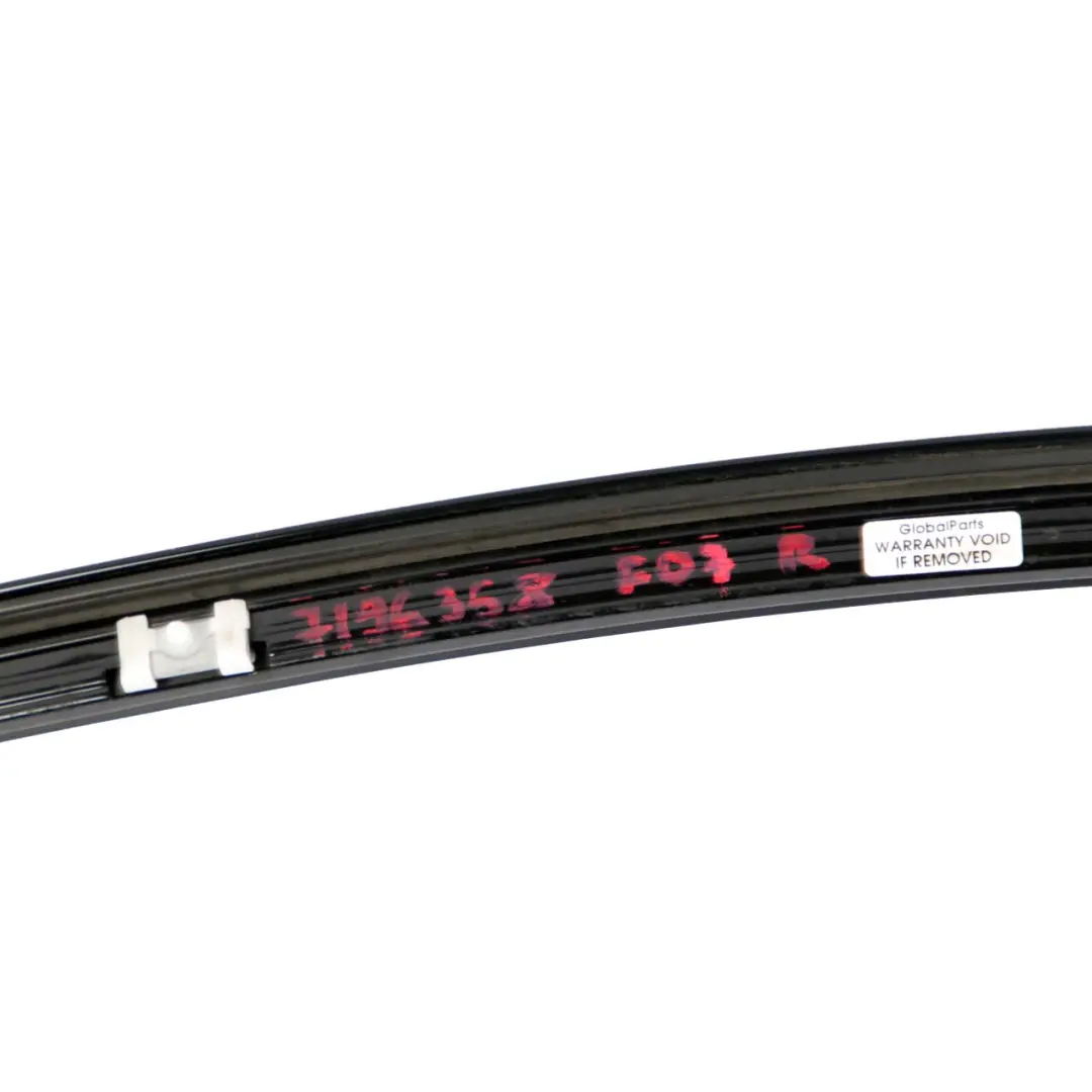  Roof Moulding Trim BMW F07 GT Right O/S Railing Gutter Strip Shadow Line Black - SKU 7196358 - Part number 7196358