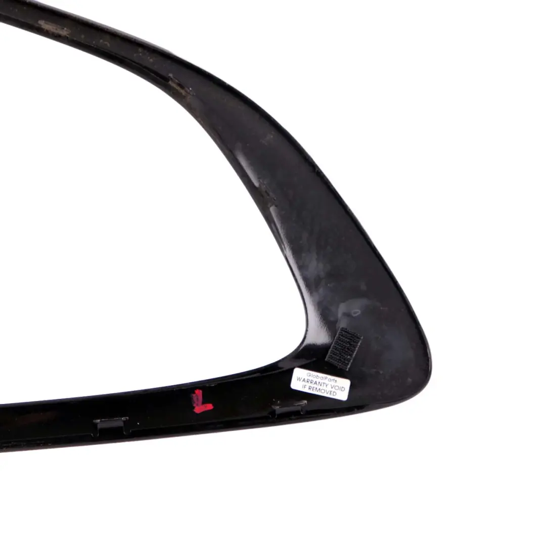 Left N/S Strip Cover Side Window High Gloss Glanzschwarz to BMW 5 F07 GT Rear with Part number 7196419 BMW 5 F07 GT Rear Left N/S Strip Cover Side Window High Gloss Glanzschwarz - SKU 7196419 - Part number 7196419