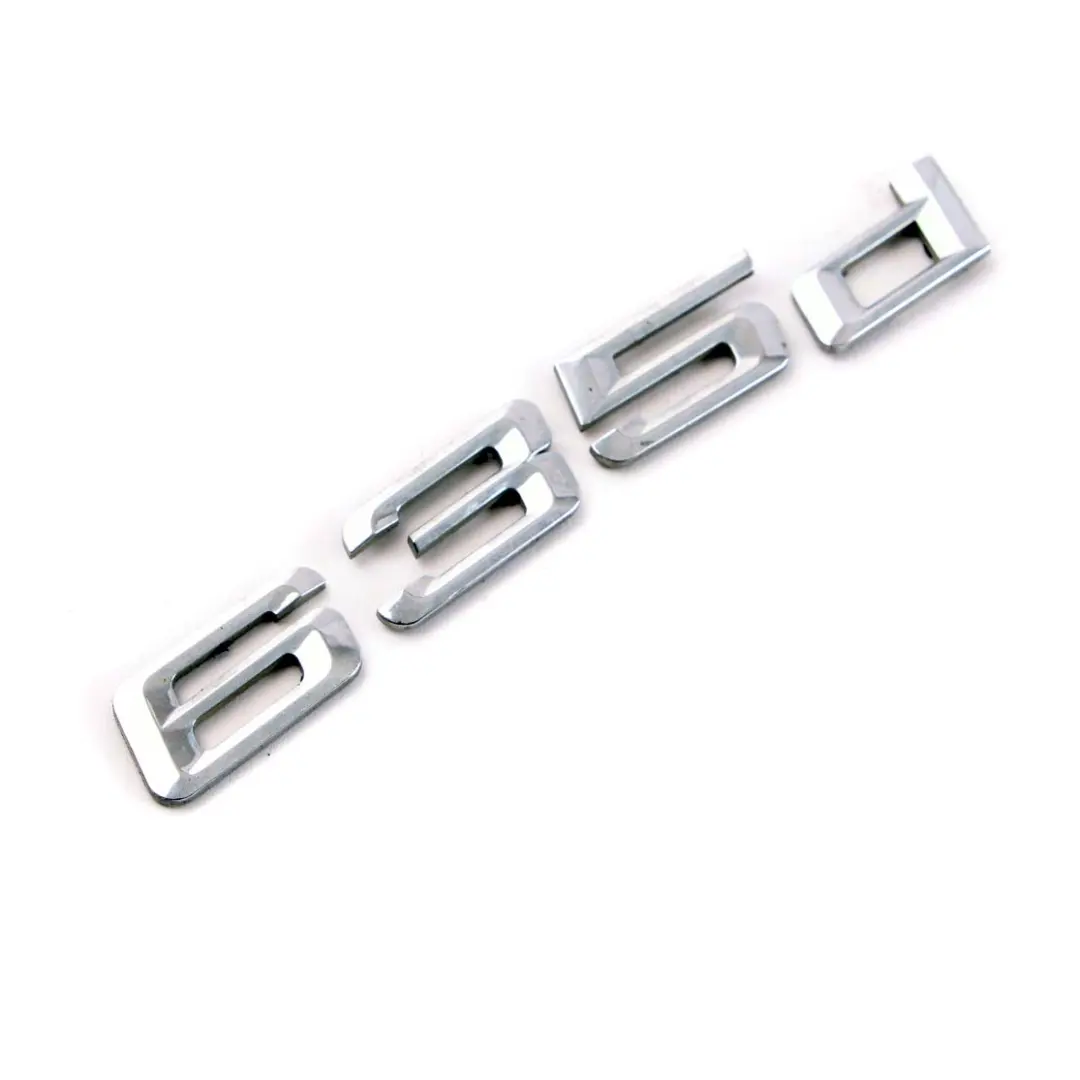 Adhered Boot Trunk Lid Emblem Lettering to BMW 6 Series E63 E64 LCI 635d Rear with Part number 7196552 BMW 6 Series E63 E64 LCI 635d Rear Adhered Boot Trunk Lid Emblem Lettering - SKU 7196552 - Part number 7196552