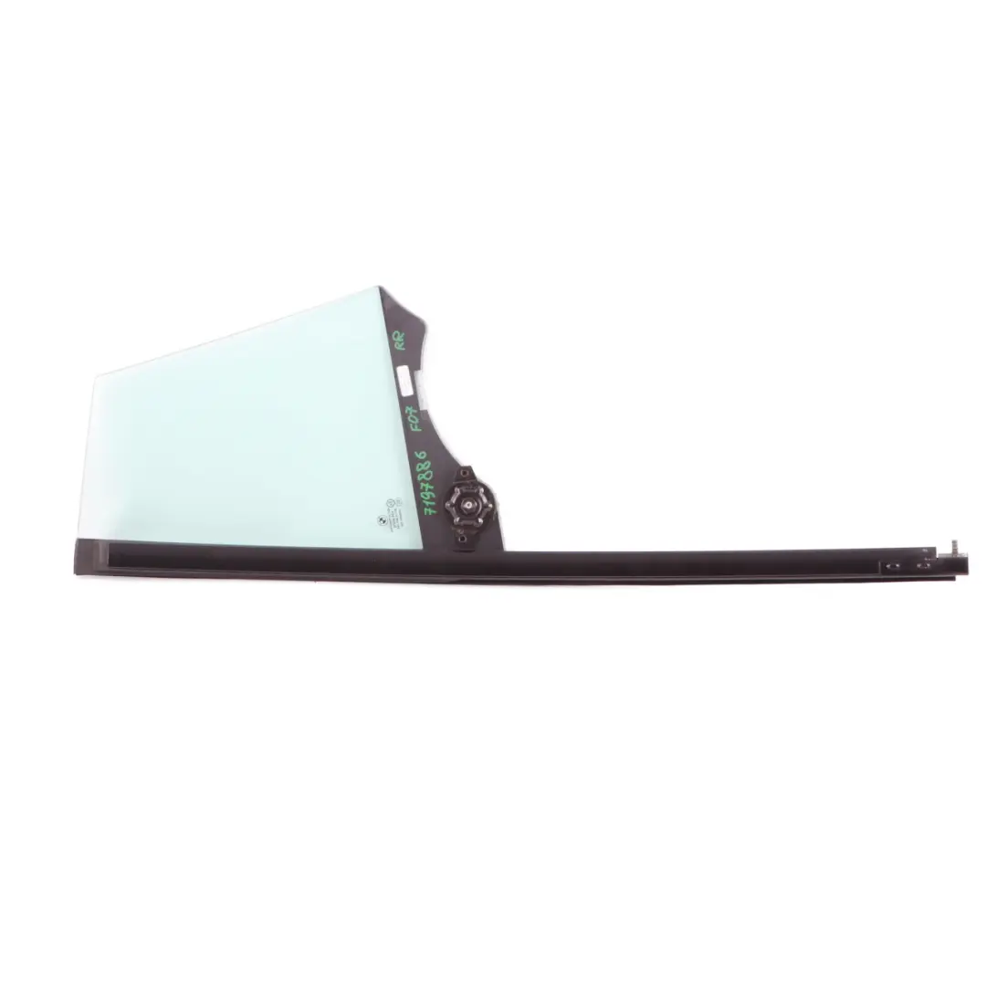 Window Rear Door Glass Fixed Window Right Glazing AS2 Green to BMW F07 GT with Part number 7197886 BMW F07 GT Window Rear Door Glass Fixed Window Right Glazing AS2 Green - SKU 7197886 - Part number 7197886