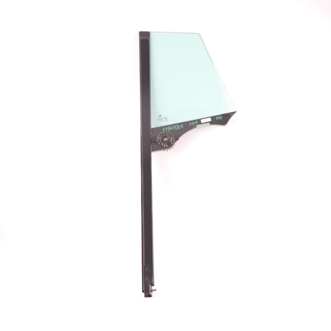 BMW F07 GT Finestrino Porta Posteriore Vetro Fisso Destro Vetri AS2 - SKU 7197886 - Numero di parte 7197886