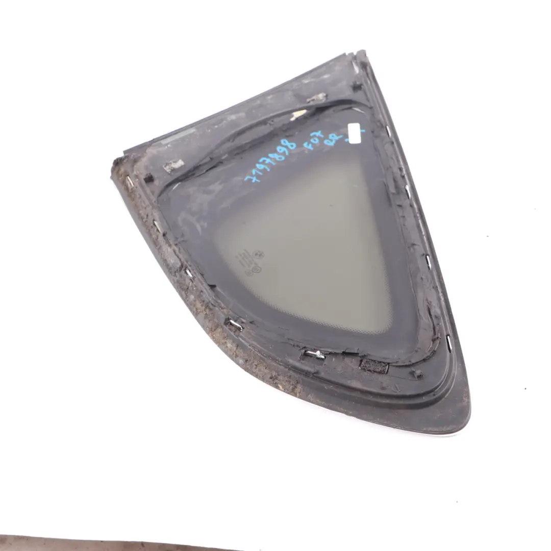  Window BMW F07 GT Rear Door Glass Fixed Window Right Glazing AS2 Green - SKU 7197898 - Part number 7197898