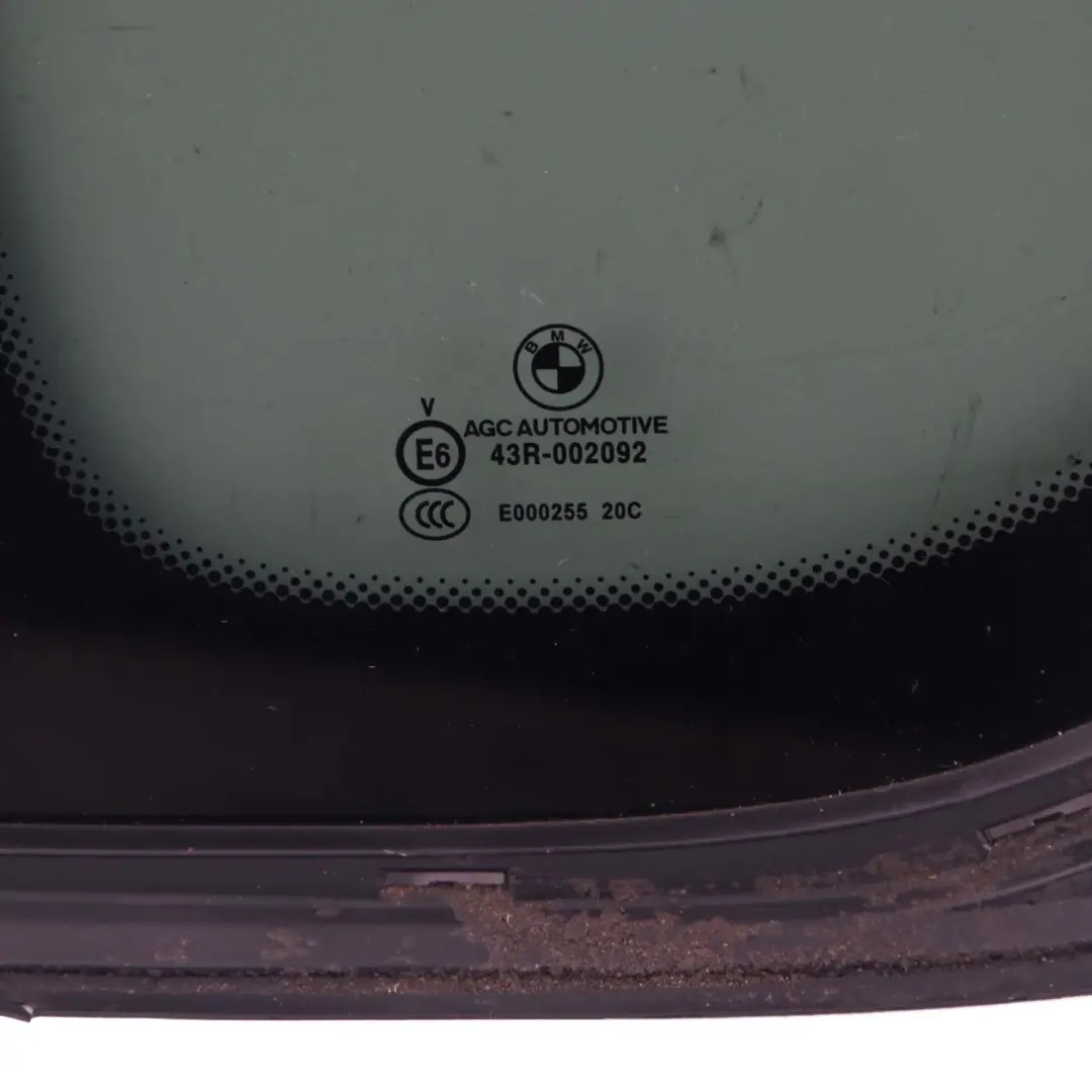 Side Window Glass BMW F07 Green Fixed Tinted Rear Left Door N/S AS3 SSG to with Part number 7197901 Side Window Glass BMW F07 Green Fixed Tinted Rear Left Door N/S AS3 SSG - SKU 7197901 - Part number 7197901