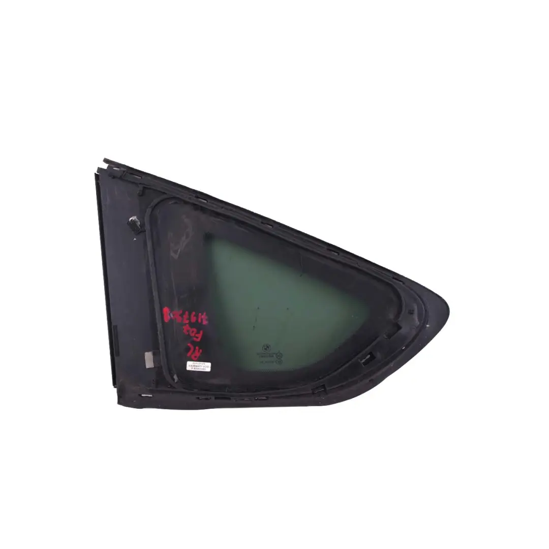 BMW F07 GT Vetro Laterale Verde Fisso Oscurato Porta Posteriore Destra AS3 SSG - SKU 7197902 - Numero di parte 7197902