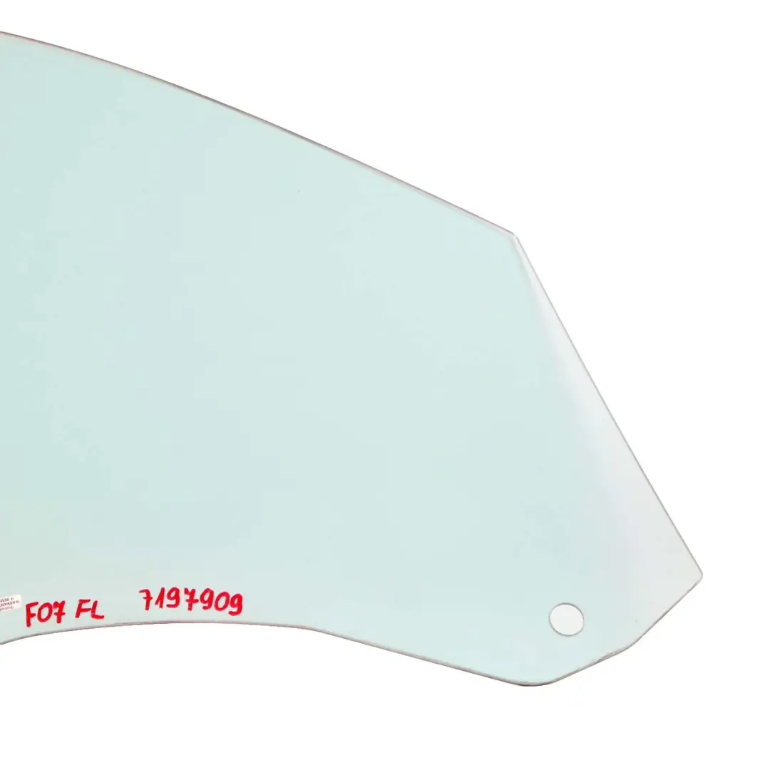 BMW 5 Series F07 GT Front Left Door N/S Side Window Glass Green AS2 - SKU 7197909 - Part number 7197909