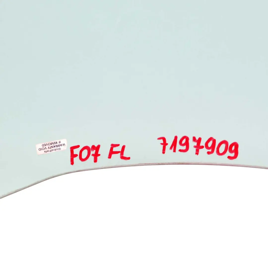 Porta Anteriore Sinistra Vetro Laterale Verde AS2 per BMW F07 GT con numero di parte 7197909 BMW F07 GT Porta Anteriore Sinistra Vetro Laterale Verde AS2 - SKU 7197909 - Numero di parte 7197909