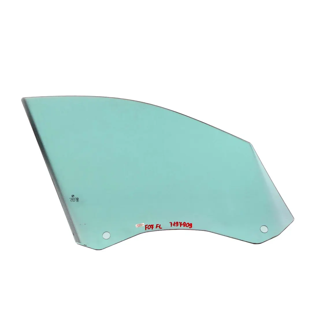 BMW F07 GT Puerta Delantera Izquierda Cristal Ventana Lateral Verde AS2 - SKU 7197909 - Número de pieza 7197909