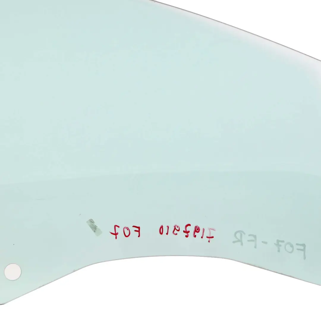 BMW F07 GT Front Door Side Window Glass Green AS2 Right O/S - SKU 7197910 - Part number 7197910