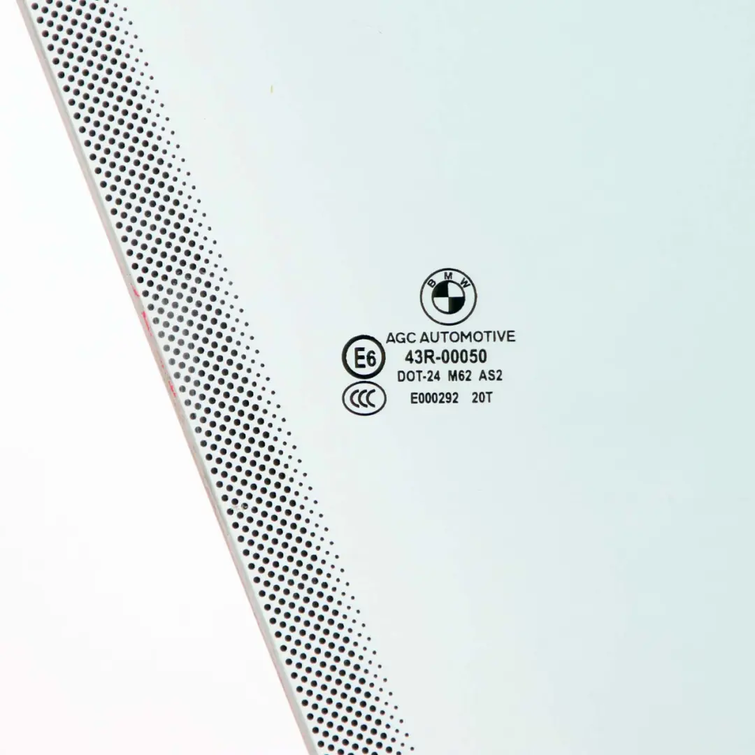 Vetro Laterale Porta Anteriore Verde AS2 Destra per BMW F07 GT con numero di parte 7197910 BMW F07 GT Vetro Laterale Porta Anteriore Verde AS2 Destra - SKU 7197910 - Numero di parte 7197910