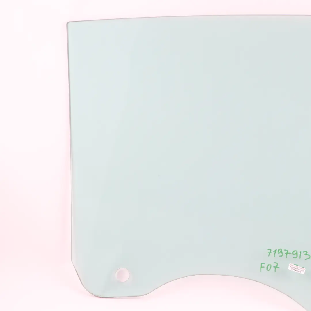 BMW F07 GT Side Window Glazing Rear Left N/S Door AS2 Green - SKU 7197913 - Part number 7197913