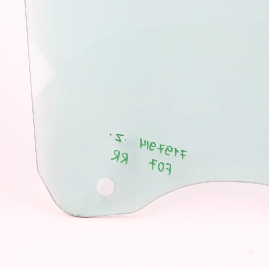  Window BMW F07 GT Rear Door Side Window Right O/S Glazing AS2 Green - SKU 7197914 - Part number 7197914