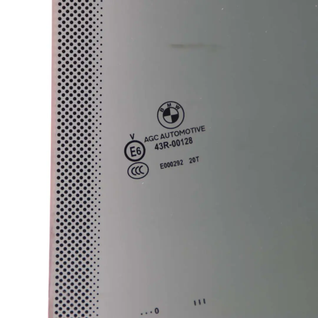 BMW F07 GT Szyba Boczna Drzwi Lewy Tył Tylna SSG - SKU 7197915 - Numer Części 7197915