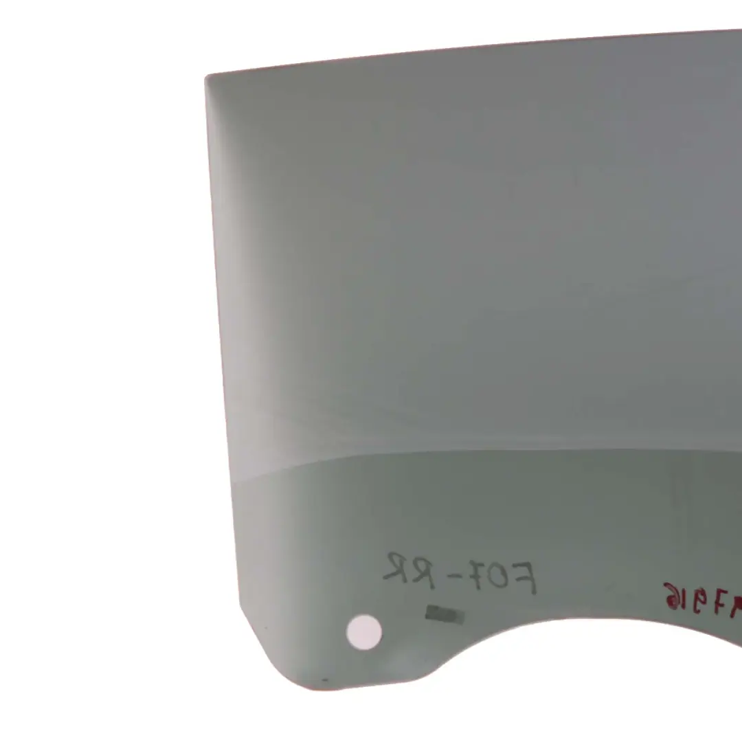 BMW 5 Series F07 GT Rear Right Door O/S Side Window Glass Green SSG - SKU 7197916 - Part number 7197916