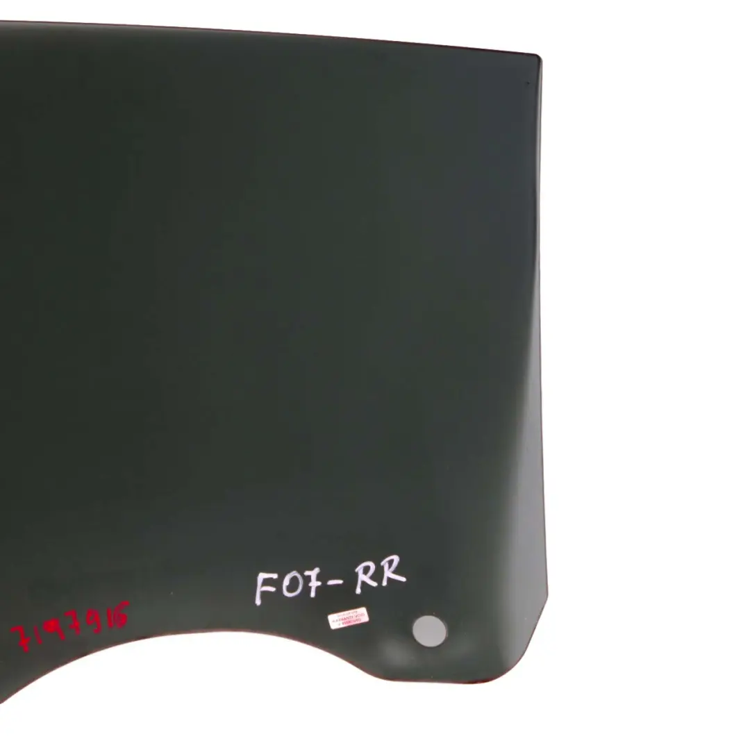 BMW F07 GT Vitres laterales de porte arriere droite Vert SSG - SKU 7197916 - Numéro de pièce 7197916