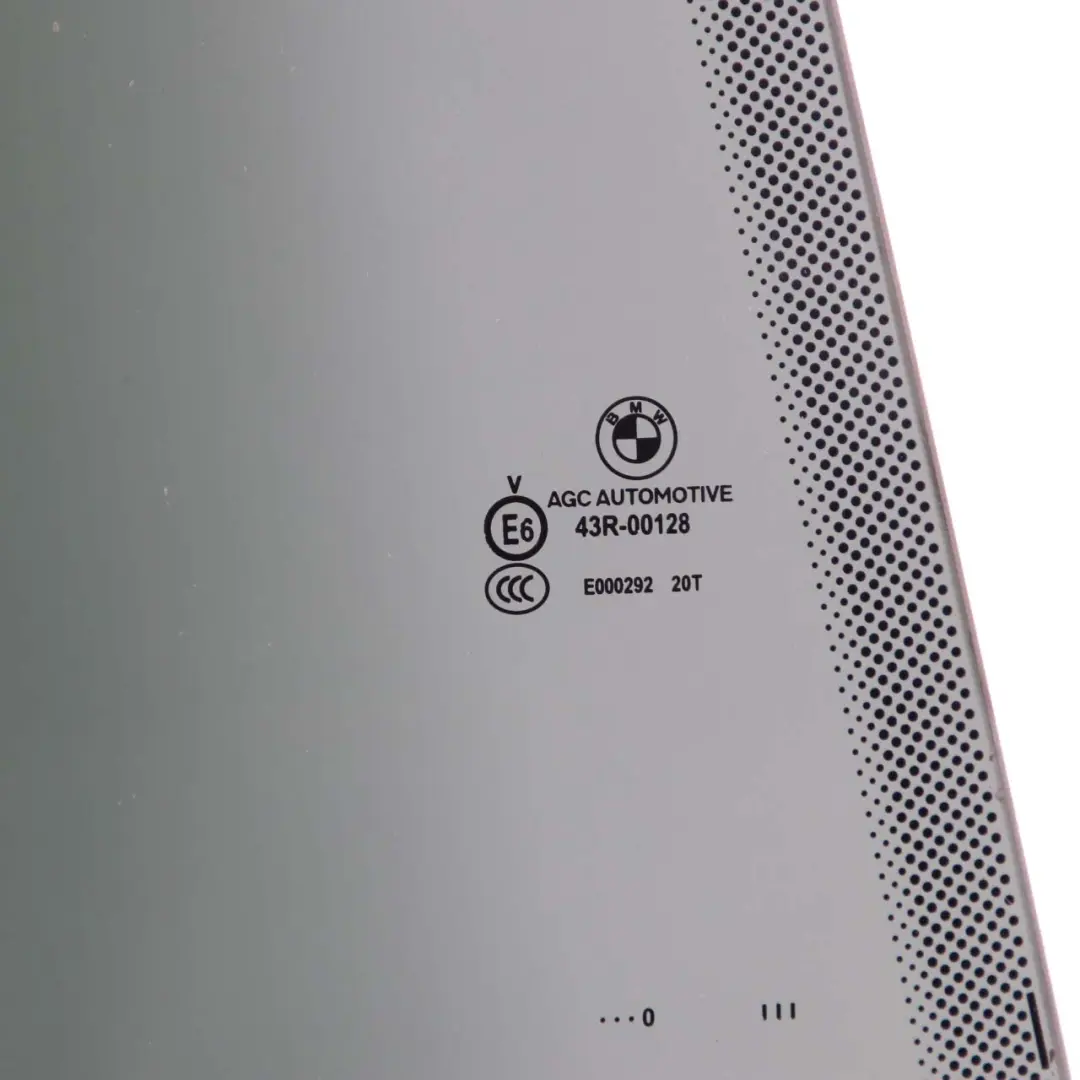 Right Door O/S Side Window Glass Green SSG to BMW F07 GT Rear with Part number 7197916 BMW F07 GT Rear Right Door O/S Side Window Glass Green SSG - SKU 7197916 - Part number 7197916