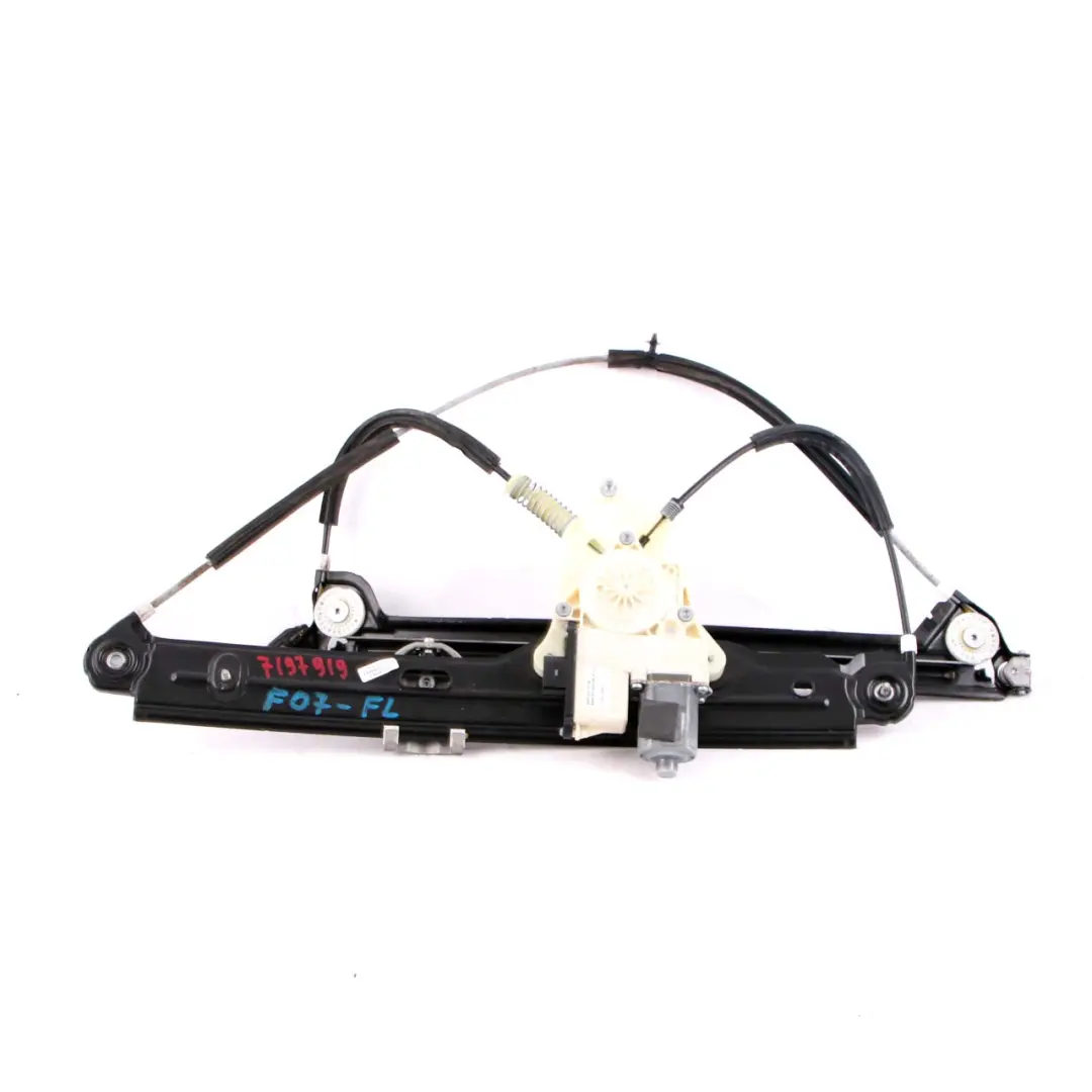 Puerta Delantera Izquierda Elevalunas Regulador Con Motor para BMW F07 GT con número de pieza 7197919 BMW F07 GT Puerta Delantera Izquierda Elevalunas Regulador Con Motor - SKU 7197919 - Número de pieza 7197919