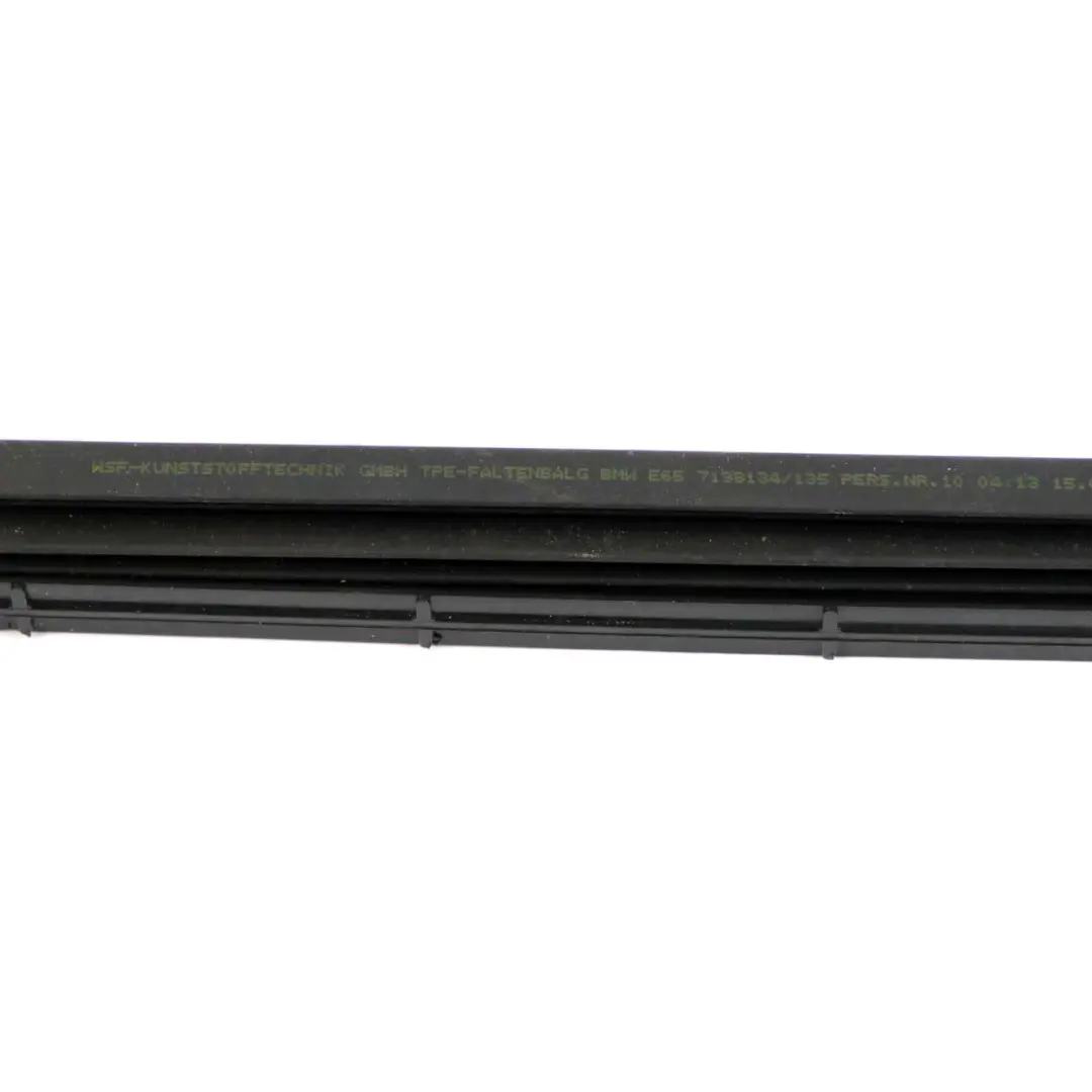 Left Rubber Boot Sunroof Roof Cover Trim Strip to BMW 5 7 Series E60 E65 with Part number 7198134 BMW 5 7 Series E60 E65 Left Rubber Boot Sunroof Roof Cover Trim Strip - SKU 7198134 - Part number 7198134