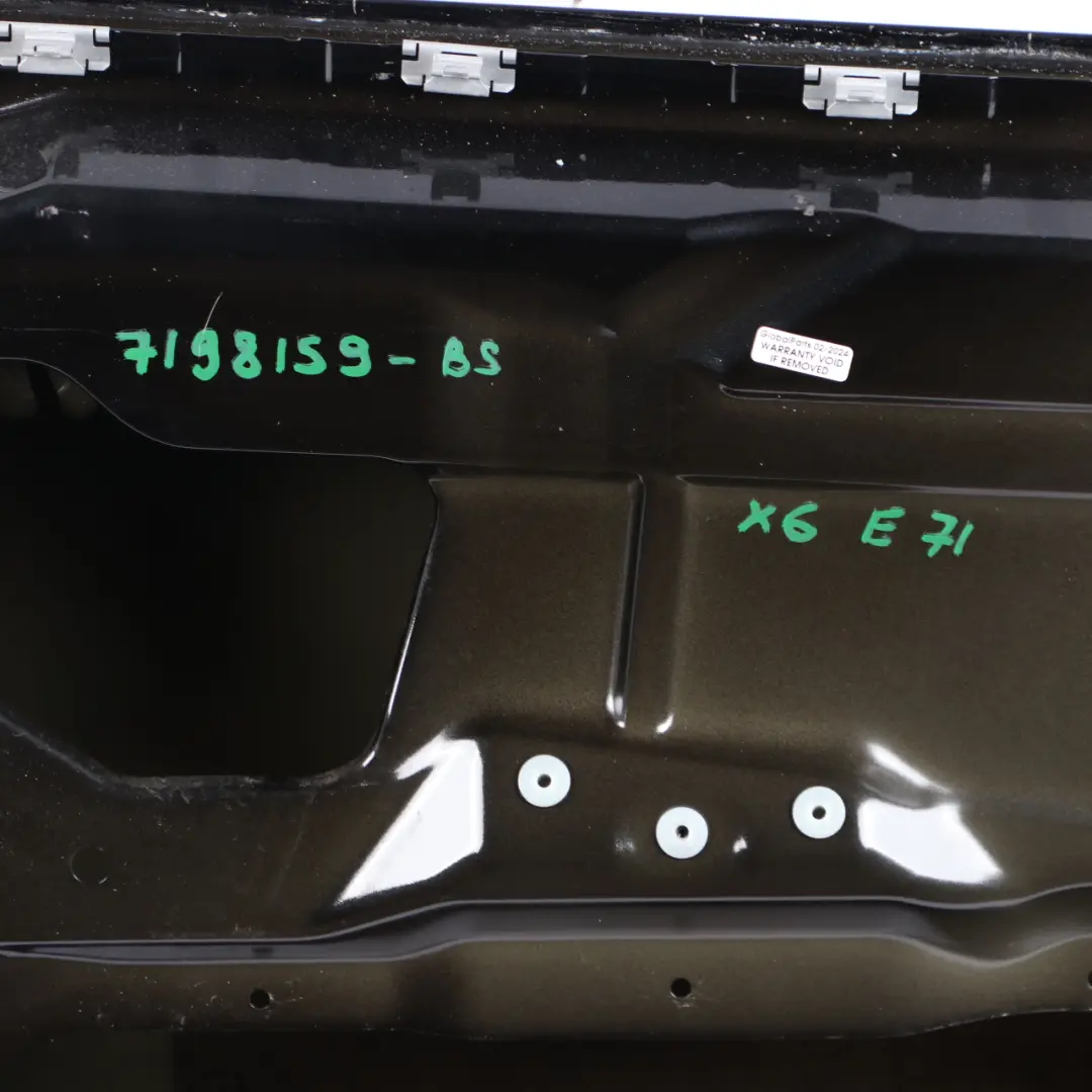 BMW X6 E71 Door Front Left N/S Black Sapphire Metallic - 475 - SKU 7198159-BS - Part number 7198159