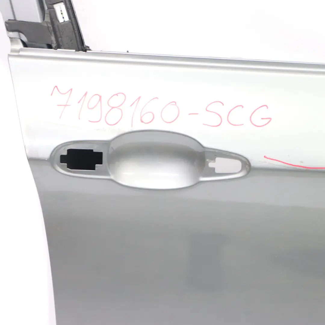Door Front Right O/S Spacegrau Space Grey Metallic - A52 to BMW X6 E71 with Part number 7198160 BMW X6 E71 Door Front Right O/S Spacegrau Space Grey Metallic - A52 - SKU 7198160-SCG - Part number 7198160