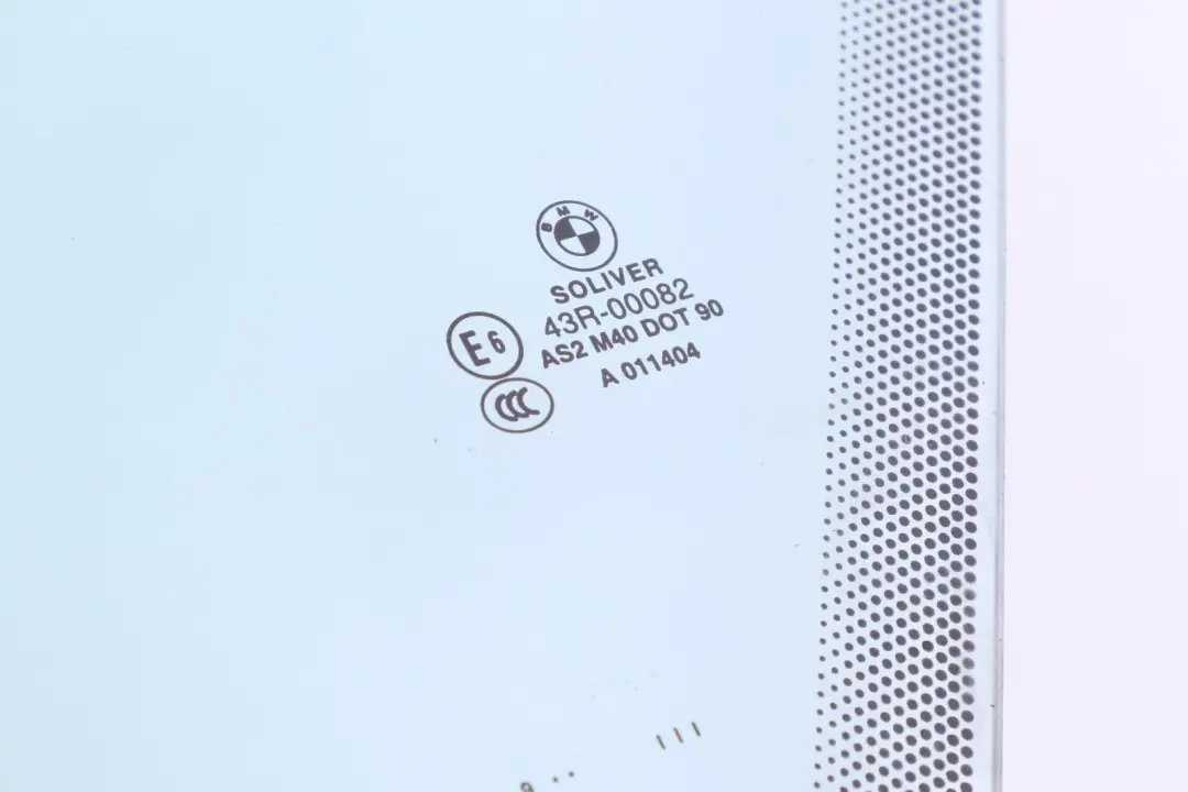 Vitre verte de la porte avant gauche AS2 pour BMW Z4 E89 à propos du numéro de pièce 7198299 BMW Z4 E89 Vitre verte de la porte avant gauche AS2 - SKU 7198299 - Numéro de pièce 7198299