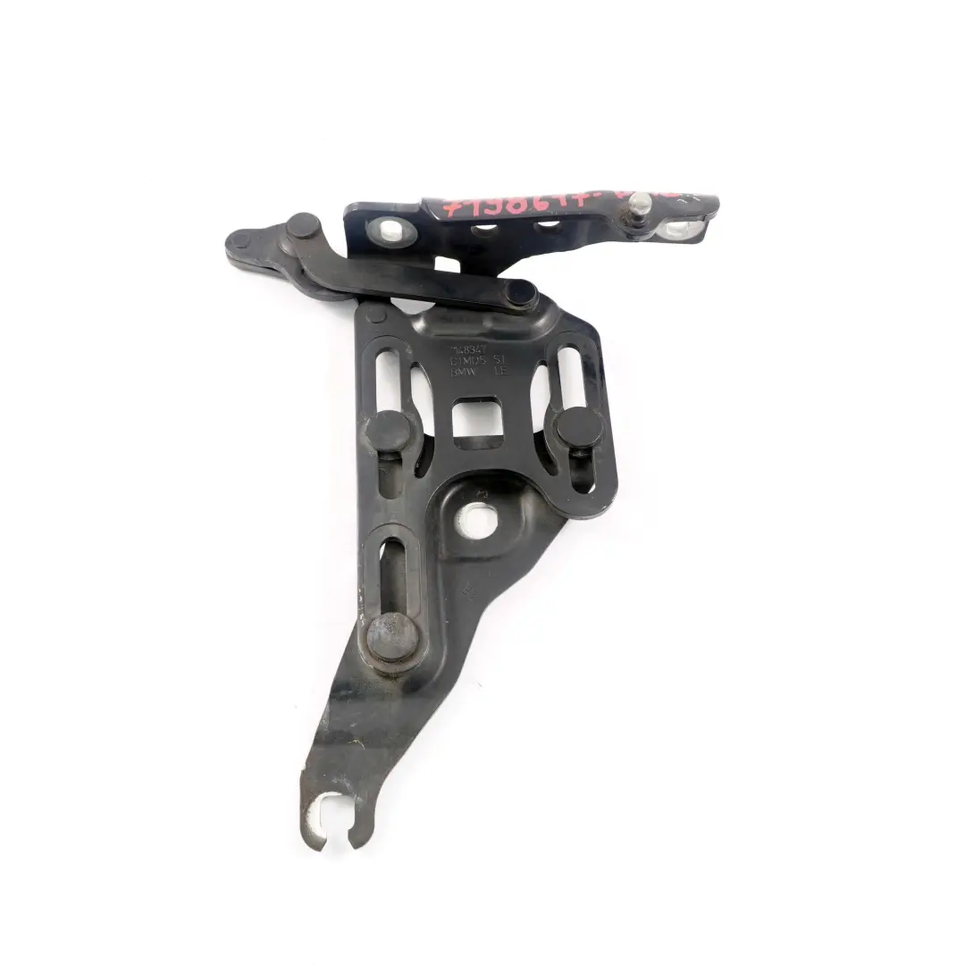 Hood Bonnet Hinge BMW X5 X6 E70 E71 Left N/S Black 7148347 to with Part number 7198617 Hood Bonnet Hinge BMW X5 X6 E70 E71 Left N/S Black 7148347 - SKU 7198617-BLK - Part number 7198617