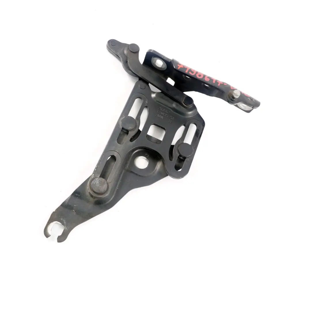 BMW X5 X6 er E70 E71 Scharnier Frontklappe Links Schwarz 7148347 - SKU 7198617-BLK - Teilenummer 7198617