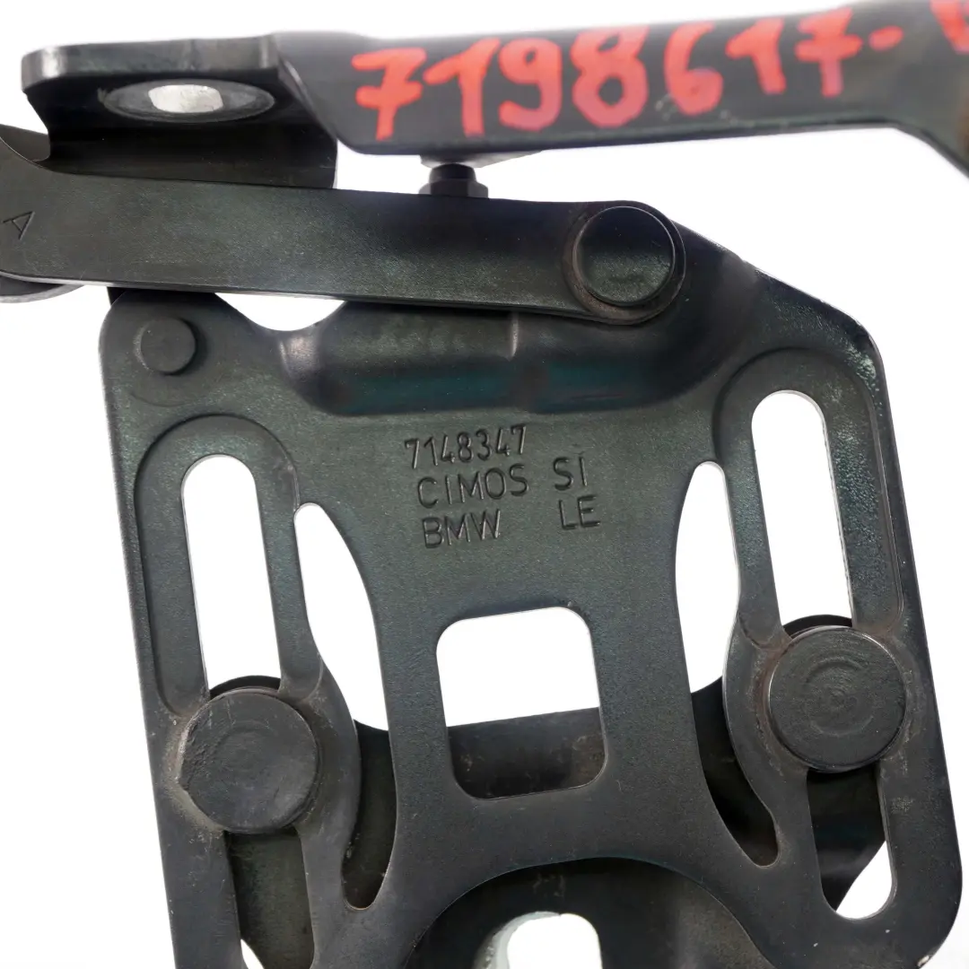  Hood Bonnet Hinge BMW X5 X6 E70 E71 Left N/S Black 7148347 - SKU 7198617-BLK - Part number 7198617
