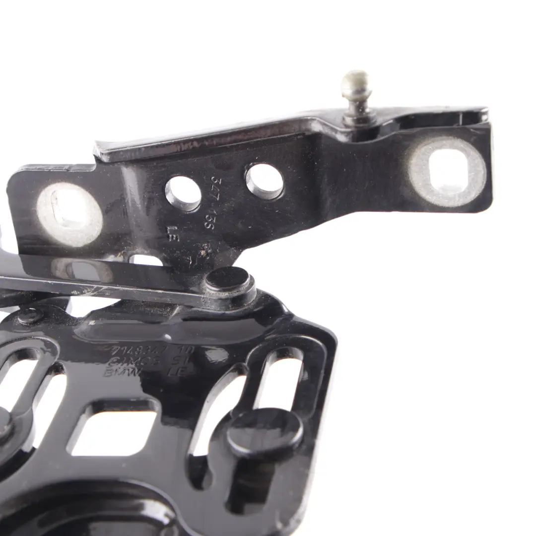  Hood Hinge BMW X5 E70 X6 E71 Bonnet Left N/S Ruby Black Metallic - S23 7148347 - SKU 7198617-RUB - Part number 7198617