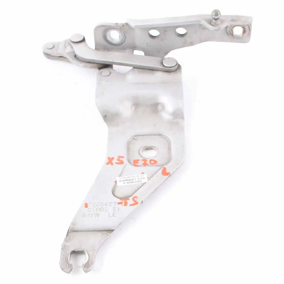  Hood Hinge BMW X5 E70 X6 E71 Bonnet Left N/S Titan Silver Metallic - 354 7208627 - SKU 7198617-TS - Part number 7198617