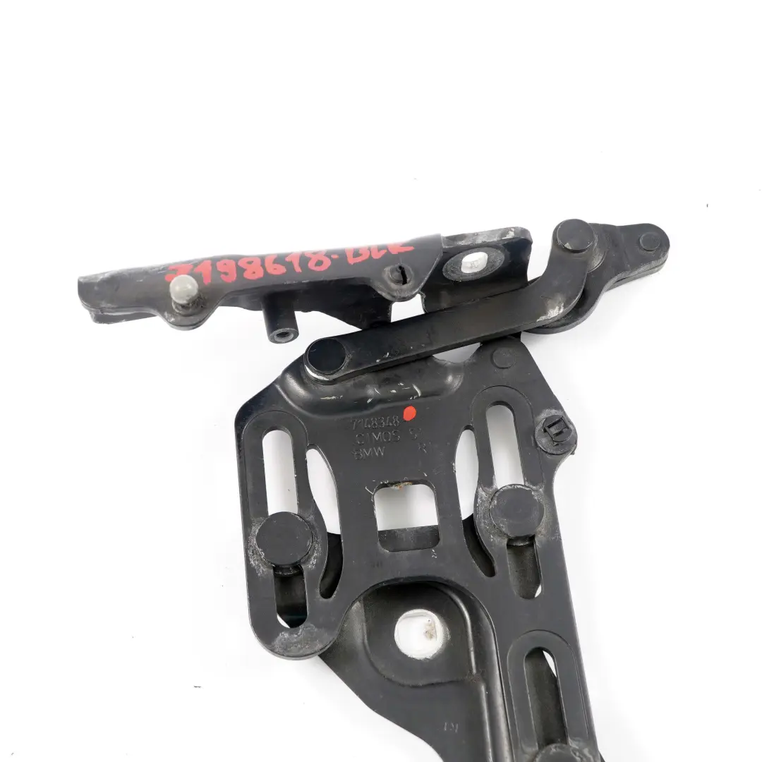 Capo BisagraBMW X5 X6 E70 E71 Derecha Negro 7148348 para con número de pieza 7198618 Capo BisagraBMW X5 X6 E70 E71 Derecha Negro 7148348 - SKU 7198618-BLK - Número de pieza 7198618