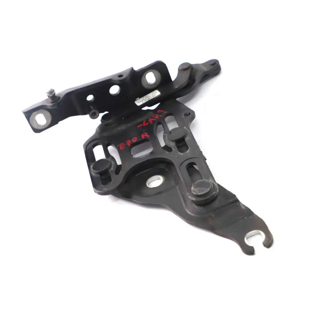 BMW X5 E70 X6 E71 Motor haube scharnier Rechts Carbonschwarz Schwarz 7148348 - SKU 7198618-CAR1 - Teilenummer 7198618