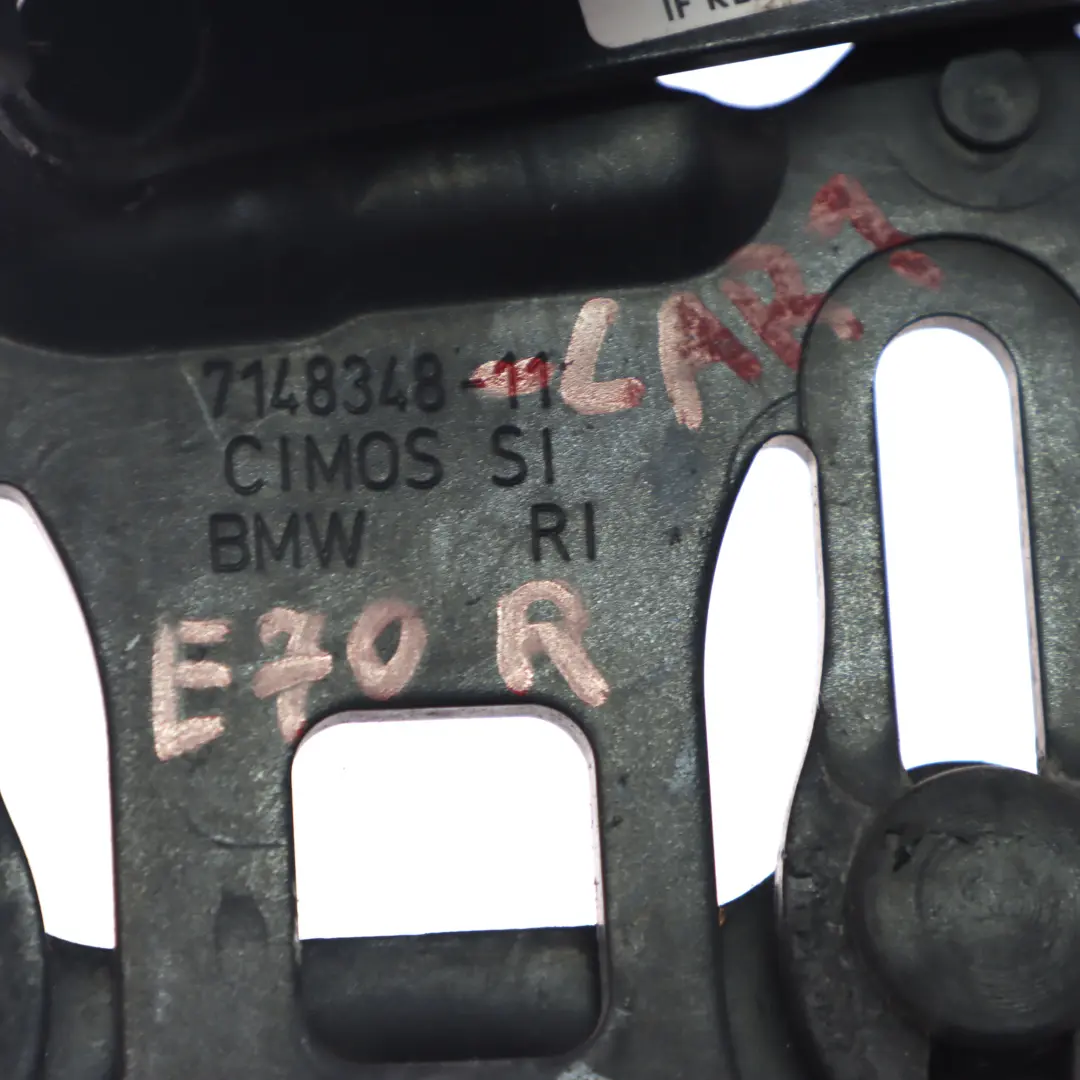 BMW X5 E70 X6 E71 Motor haube scharnier Rechts Carbonschwarz Schwarz 7148348 - SKU 7198618-CAR1 - Teilenummer 7198618