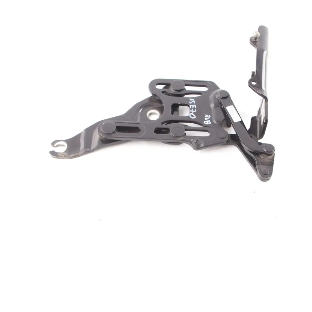Hood Bonnet Hinge BMW X5 E70 X6 E71 Right O/S Ruby Black Metallic S23 to with Part number 7198618 Hood Bonnet Hinge BMW X5 E70 X6 E71 Right O/S Ruby Black Metallic S23 - SKU 7198618-RUB - Part number 7198618