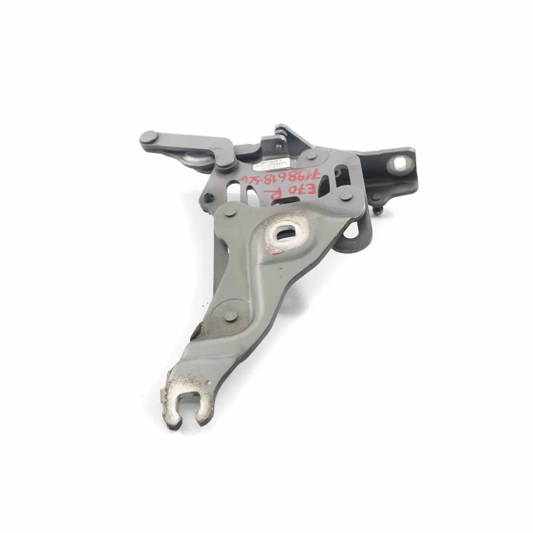  Hood Bonnet Hinge BMW X5 X6 E70 E71 Right O/S Spacegrau Grey - A52 - SKU 7198618-SCG - Part number 7198618