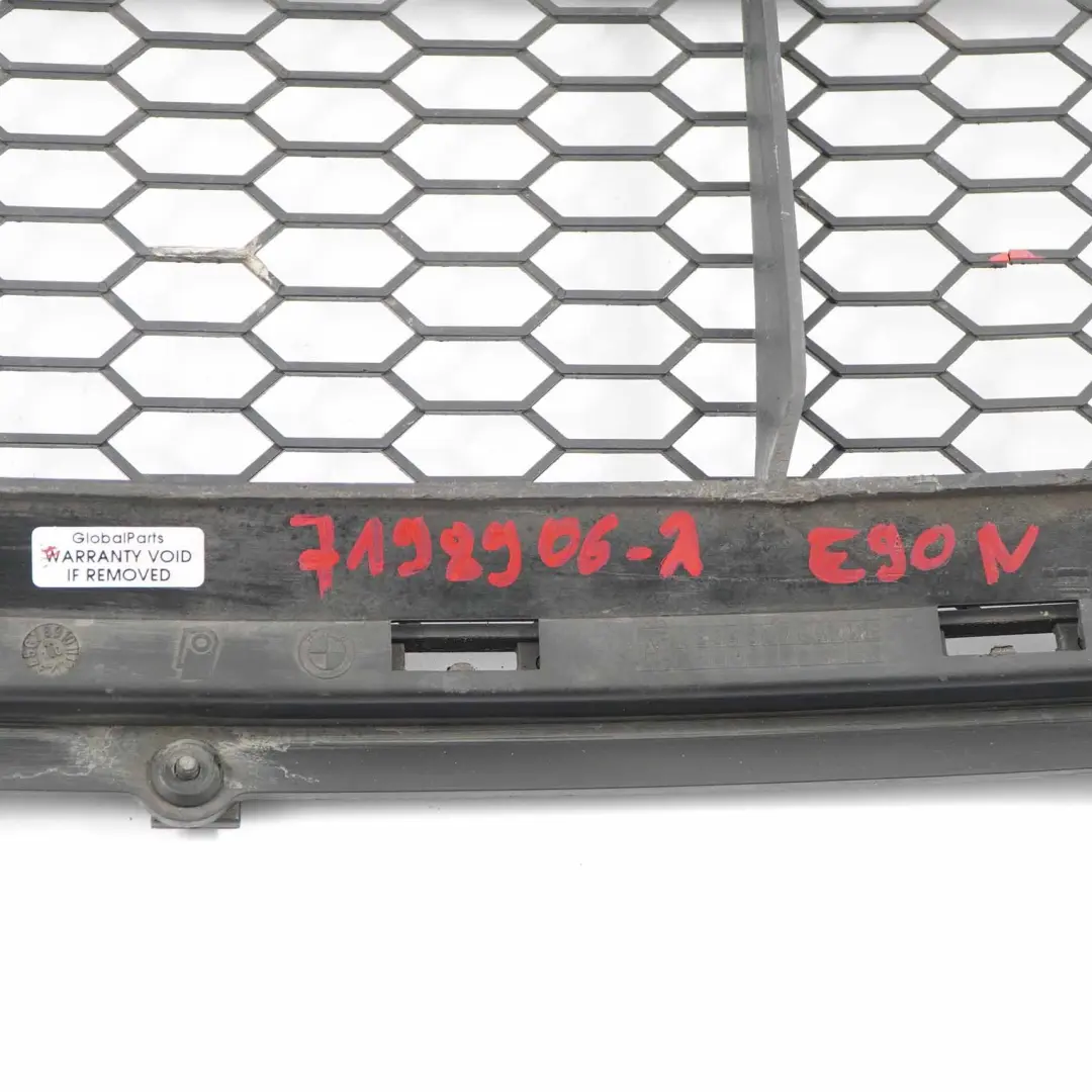 BMW E90 E91 LCI Grille pare-chocs avant ouverture centrale Cache 7891392 - SKU 7198906-2 - Numéro de pièce 7198906