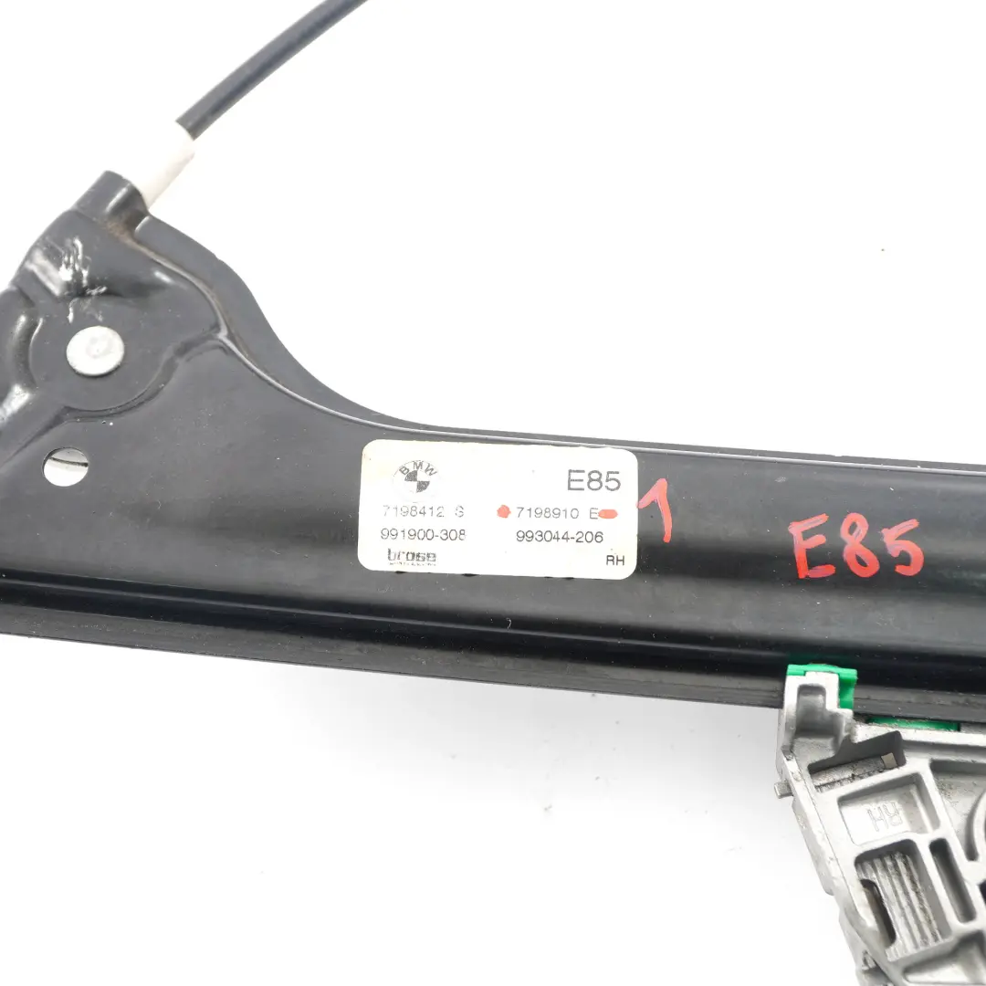 Elevalunas Eléctrico Delantero Derecho Motor Accionamiento para BMW E85 E86 con número de pieza 7198910 BMW E85 E86 Elevalunas Eléctrico Delantero Derecho Motor Accionamiento - SKU 7198910-1 - Número de pieza 7198910