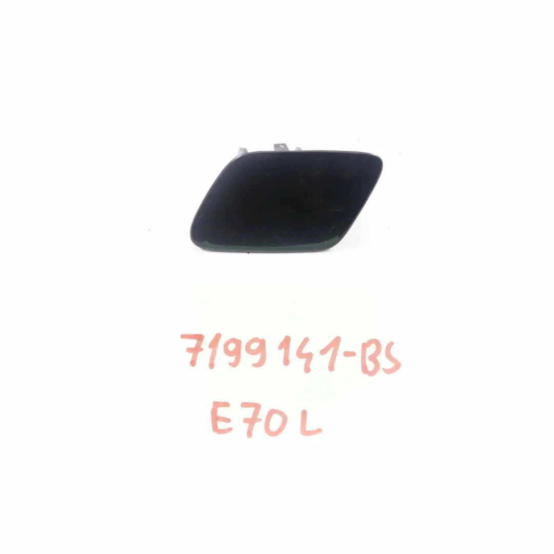 BMW X5 E70 Abdeckung Scheinwerferwaschdüse Deckel Links Black Sapphire 475 - SKU 7199141-BS - Teilenummer 7199141