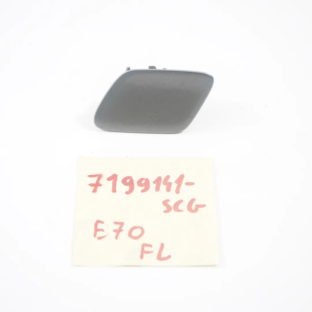 Headlight Washer Nozzle Cover Front Left N/S Space Grey - A52 7173863 to BMW X5 E70 with Part number 7199141 BMW X5 E70 Headlight Washer Nozzle Cover Front Left N/S Space Grey - A52 7173863 - SKU 7199141-SCG - Part number 7199141